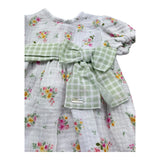 Le Bebe Pagliaccetto Mezza Manica Tinta Unita Fantasia Floreale per Neonata LBG6237 BIANCO LE BEBE 