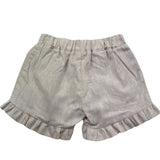 Le Bebe Short Tinta Unita con Elastico In Vita per Neonata LBG6389 BEIGE LE BEBE 