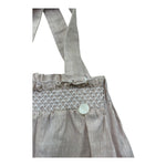 Le Bebe Pagliaccetto Tinta Unita con Ricami per Neonata LBG6390 BEIGE LE BEBE 