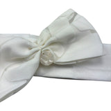 Le Bebe Fascia Capelli Tinta Unita per Neonata LBG6410 BIANCO LE BEBE 