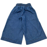 Le Bebe Pantalone In Denim Tinta Unita Modello Palazzo per Neonata LBG6416 BLU LE BEBE 