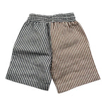 Le Bebe' Bermuda Bicolore con Fantasia A Righe Beige per Neonato LBB3646 BEIGE LE BEBE' 
