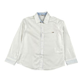 Le Bebe' Camicia tinta unita con Logo Bianco per Bambino LBB4095J BIANCO LE BEBE' 