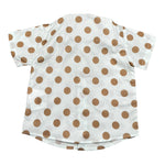 Le Bebe' Camicia tinta unita con Stampa A Pois Bianco per Neonato LBB4594 BIANCO LE BEBE' 