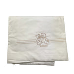 Le Bebe' Lenzuola Set 3 Pezzi Tinta Unita con Stampa per Neonato LBB4830 BIANCO LE BEBE' 