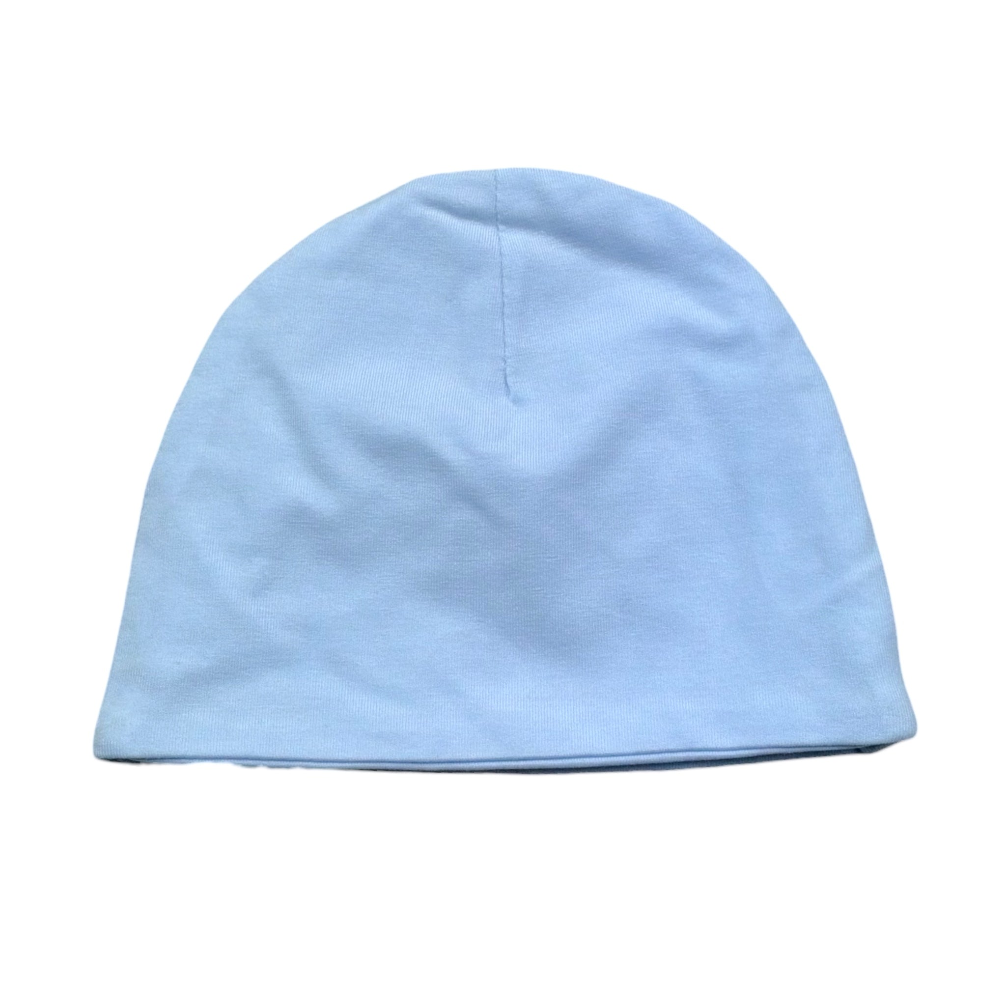 Le Bebe' Cappello Tinta Unita con Stampa per Neonato LBB5295 AZZURRO LE BEBE' 