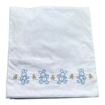 Le Bebe' Lenzuola Set 3 Pezzi Tinta Unita con Stampa per Neonato LBB5301 BIANCO LE BEBE' 