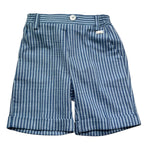Le Bebe' Bermuda Tinta Unita con Elastico In Vita per Neonato LBB5358 BLU LE BEBE' 