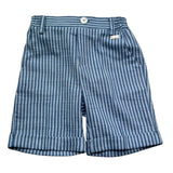 Le Bebe' Bermuda Tinta Unita con Elastico In Vita per Neonato LBB5358 BLU LE BEBE' 
