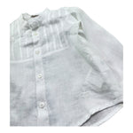 Le Bebe' Camicia Tinta Unita con Colletto Coreano per Neonato LBB5386 BIANCO LE BEBE' 