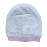 Le Bebe' Cappello Tinta Unita con Stampa per Neonata LBG6313 BIANCO LE BEBE' 
