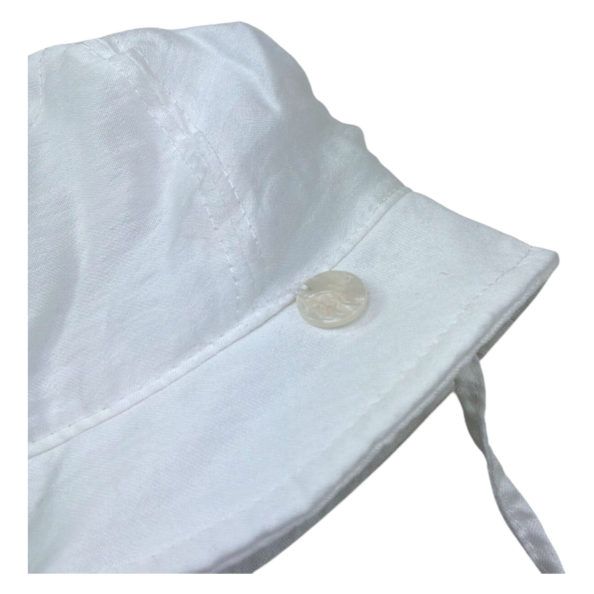 Le Bebe' Cappello Tinta Unita per Neonato LBG6385 BIANCO LE BEBE' 