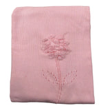 Le Coconne Coperta Tinta Unita con Applicazioni per Neonata 2125 ROSA LE COCONNE 
