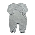 Le Coconne Tutina Tinta Unita con Applicazione Fiocco per Neonata LCN0586 GRIGIO LE COCONNE 