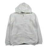 Le Coconne Felpa In Filo con Zip E Cappuccio Tinta Unita per Bambino LCN1112 BIANCO LE COCONNE 