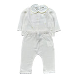 Le Coconne Completo 2 Pezzi Maglia-Leggins per Neonata LCN1412 PANNA LE COCONNE 