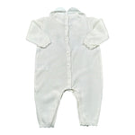 Le Coconne Tutina Tinta Unita con Ricami per Neonata LCN1940 PANNA LE COCONNE 