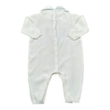 Le Coconne Tutina Tinta Unita con Ricami per Neonata LCN1940 PANNA LE COCONNE 