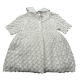 Le Coconne Abito Mezza Manica Traforato per Neonata LCN1947 BIANCO LE COCONNE 
