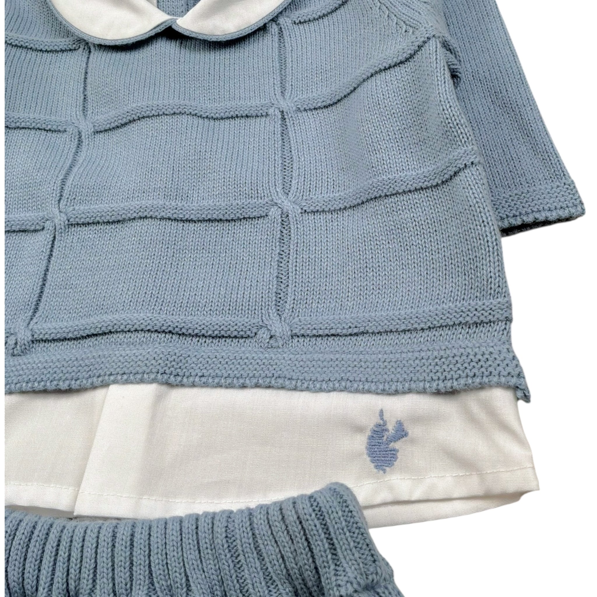 Le Coconne Completo 2 Pezzi Maglia-Pantalone per Neonato LCN2566 AZZURRO LE COCONNE 