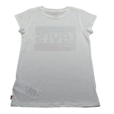 Levi'S T-Shirt Girocollo tinta unita con Logo Bianco per Bambina 3E4900 BIANCO LEVI'S 