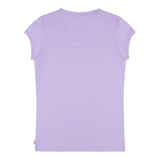 Levi'S T-Shirt Tinta Unita Girocollo con Stampa per Bambina 4E4234 LILLA LEVI'S 