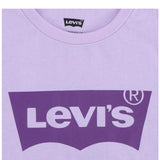 Levi'S T-Shirt Tinta Unita Girocollo con Stampa per Bambina 4E4234 LILLA LEVI'S 