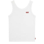 Levi'S Canotta Tinta Unita con Logo per Bambina 4EK116 BIANCO LEVI'S 