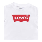 Levi'S T-Shirt Girocollo Tinta Unita con Logo per Neonato 6E8157 BIANCO LEVI'S 