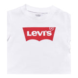Levi'S T-Shirt Girocollo Tinta Unita con Logo per Neonato 6E8157 BIANCO LEVI'S 