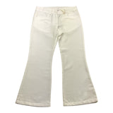 Little Bear Pantalone Tinta Unita Modello A Zampa per Bambina 8214 PANNA LITTLE BEAR 