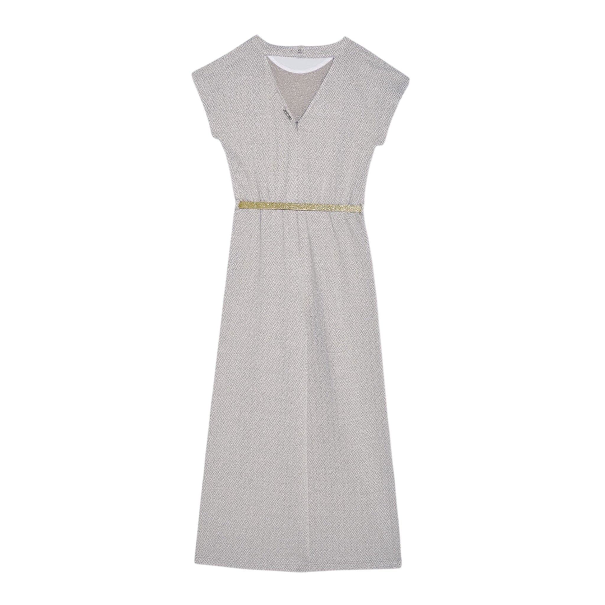 Liu Jo Tuta Intera Tinta Unita Giromanica con Microfantasia per Bambina GA2094J1883 BEIGE LIU JO 