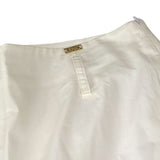 Liu Jo Pantalone Tinta Unita con Cintura Modello A Palazzo per Bambina GA4040 BIANCO LIU JO 
