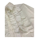 Liu Jo Camicia Tinta Unita con Balze per Bambina GA4108 BIANCO LIU JO 