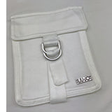 Liu Jo T-Shirt Girocollo Tinta Unita con Taschino Modello Crop per Bambina GA5016 BIANCO LIU JO 