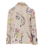 Liu Jo Giacca Tinta Unita con Fantasia per Bambina GA5022 BEIGE LIU JO 