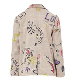 Liu Jo Giacca Tinta Unita con Fantasia per Bambina GA5022 BEIGE LIU JO 