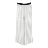 Liu Jo Pantalone Tinta Unita con Fantasia A Righe per Bambina GA5071X BIANCO LIU JO 