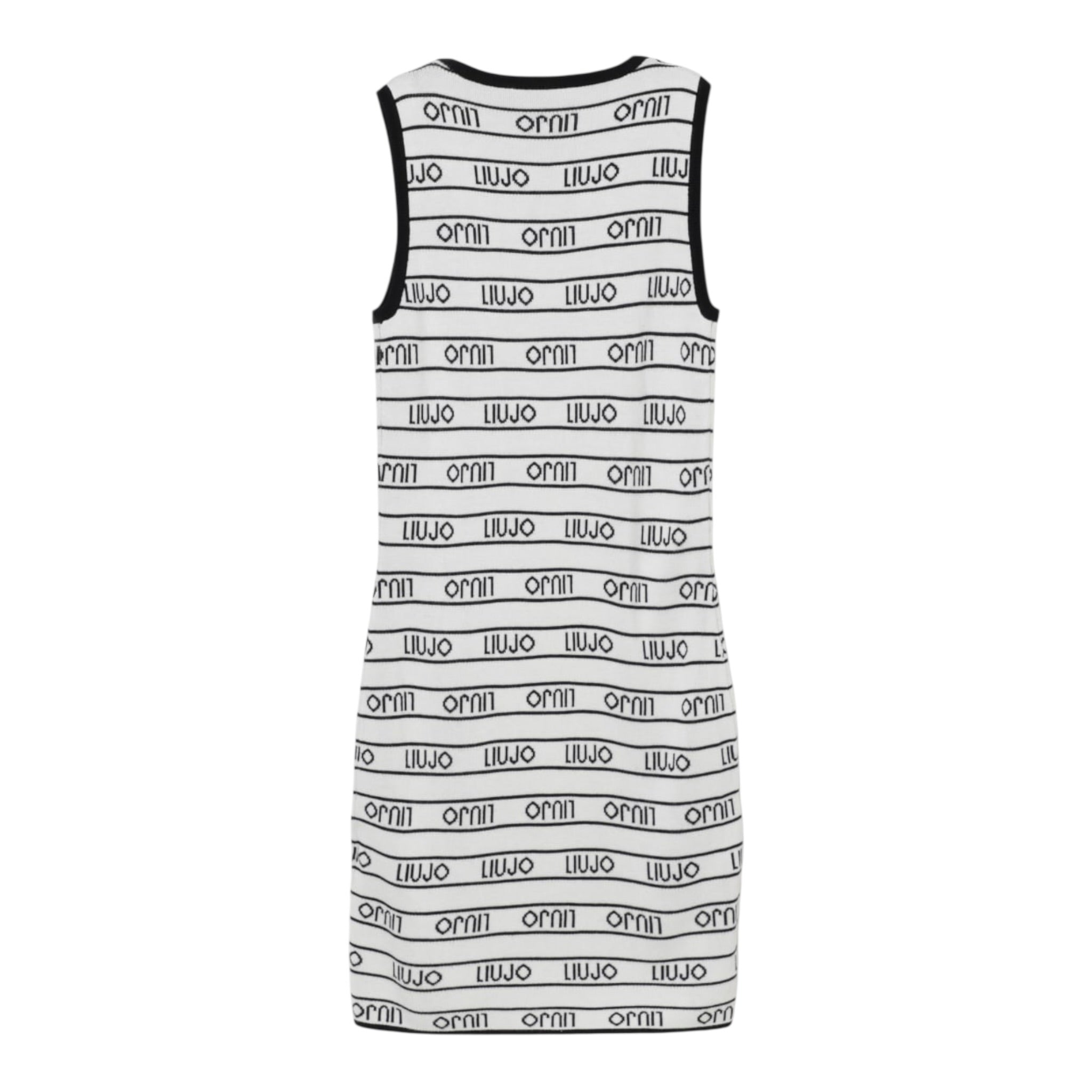 Liu Jo Abito Bicolore Logato per Bambina GA5077 BIANCO/NERO LIU JO 