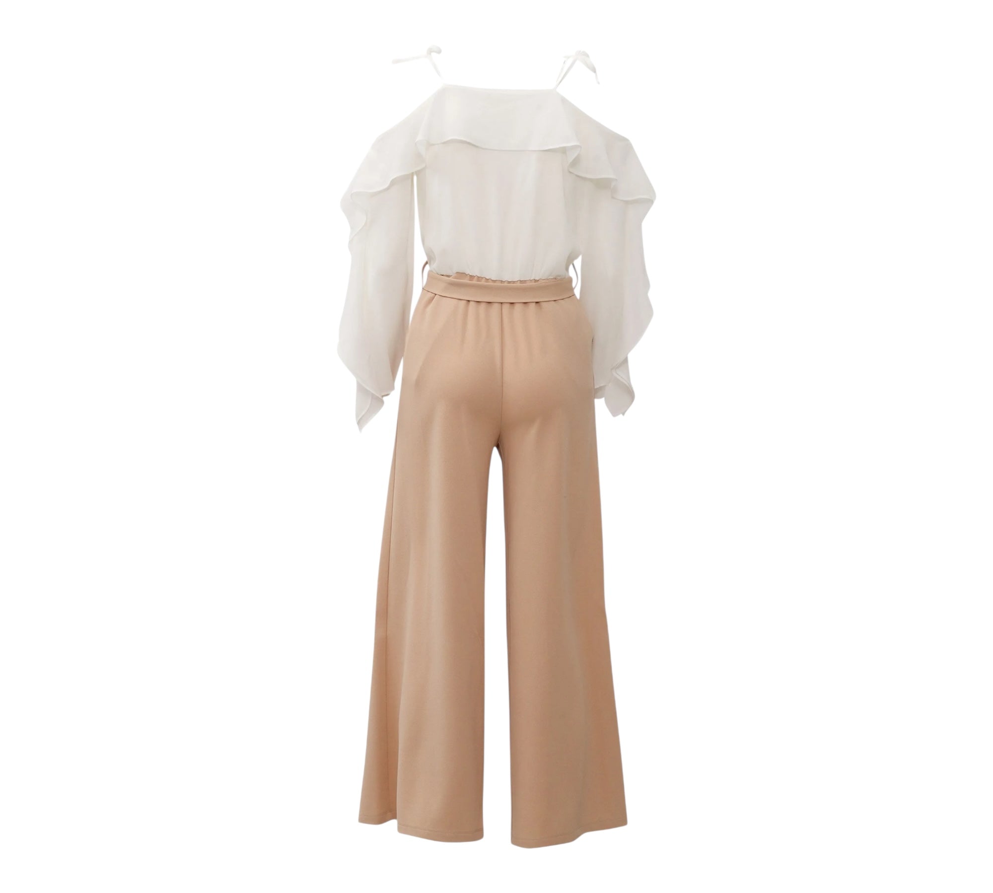 Liu Jo Tuta Bicolore Manica Lunga per Bambina GA5157X BIANCO/BEGIE LIU JO 