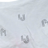 Liu Jo T-Shirt Girocollo Tinta Unita con Stampa Logo per Bambina GA5159XX BIANCO LIU JO 