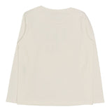Liu Jo Shirt Girocollo Tinta Unita con Stampa Brillantinata per Bambina GF4093 BIANCO LIU JO 