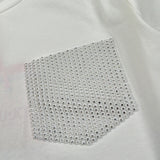 Liu Jo Shirt tinta unita con Brillantini Bianco per Bambina GF4185 BIANCO LIU JO 