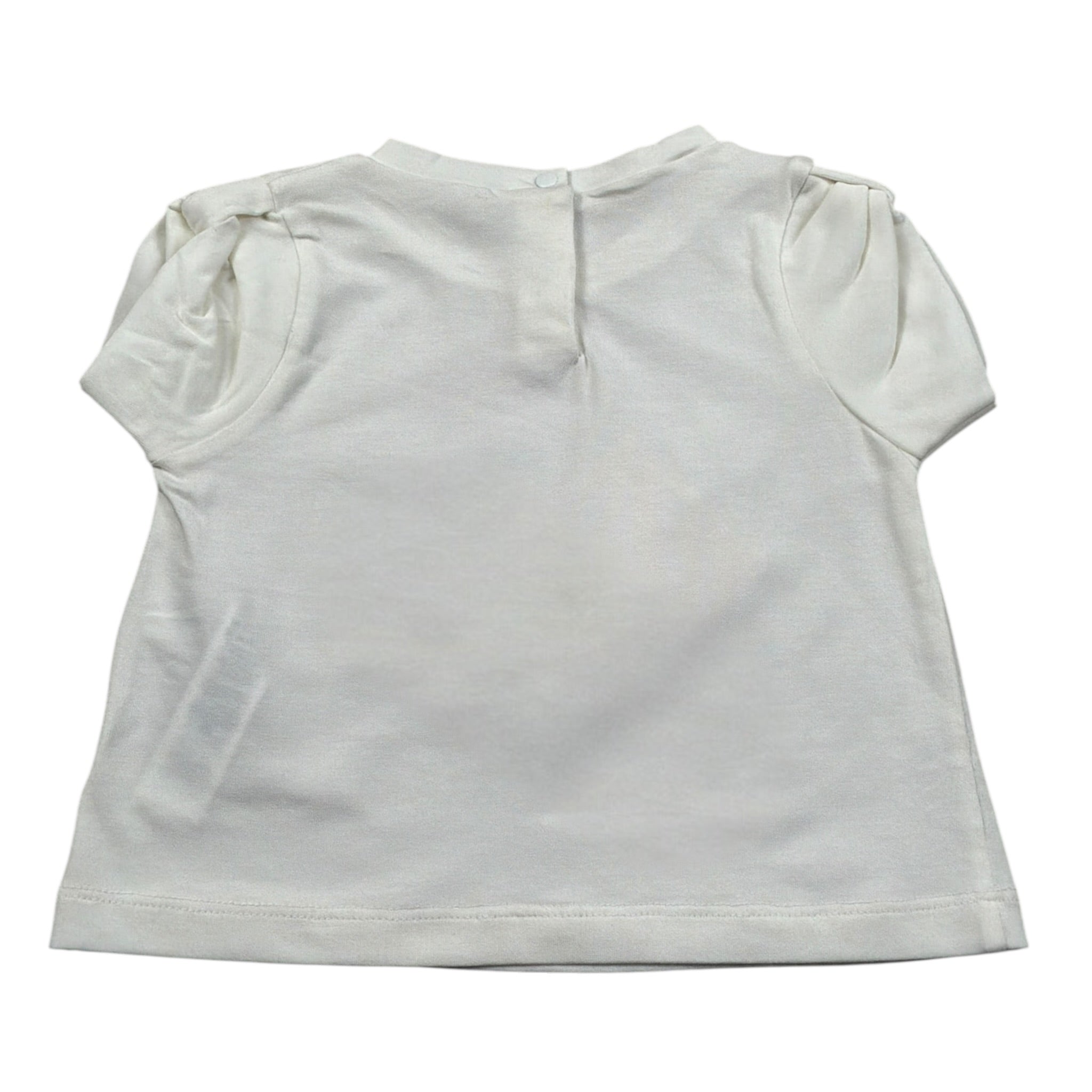 Liu Jo T-Shirt Girocollo tinta unita con Stampa Bianco per Neonata HA4057 BIANCO LIU JO 