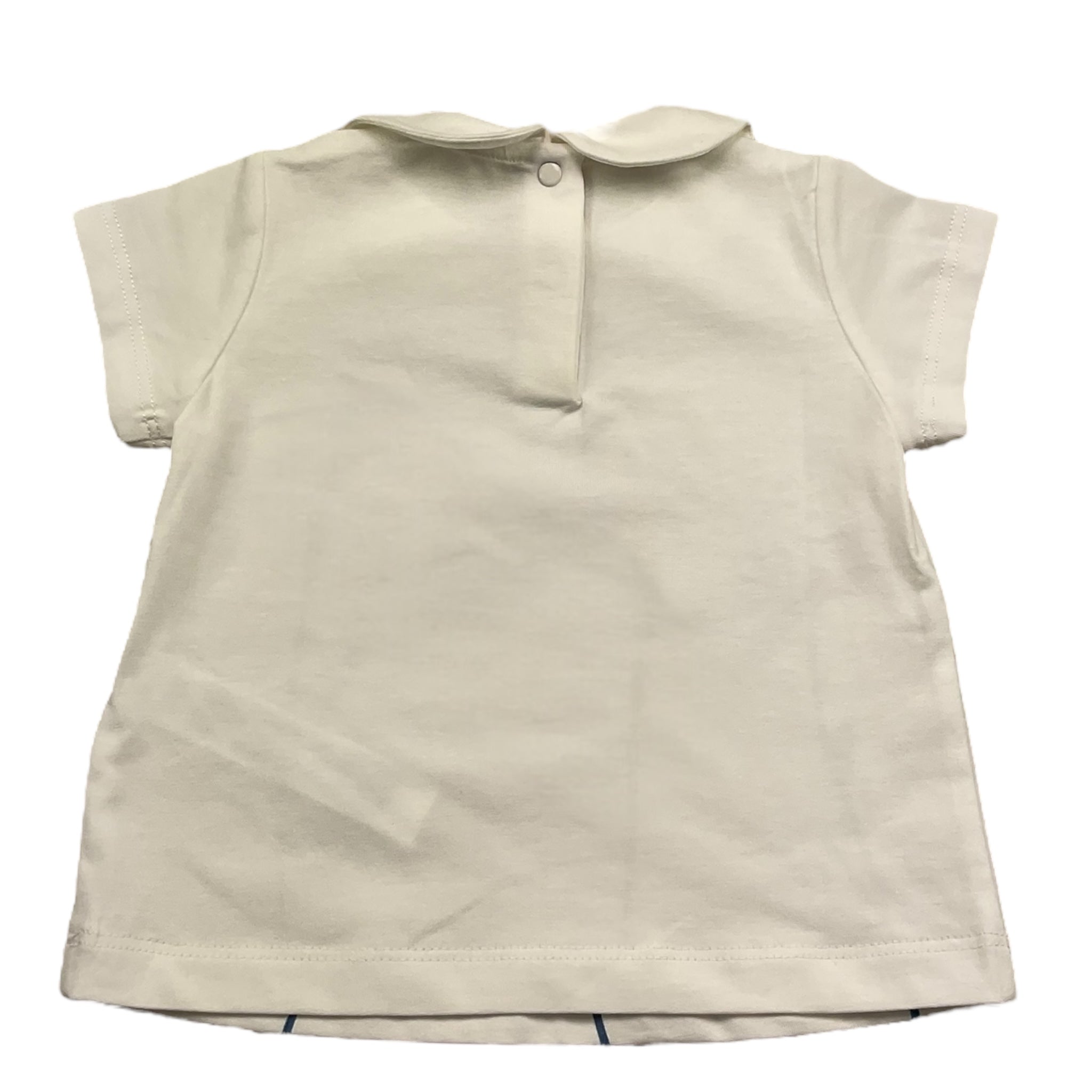 Liu Jo T-Shirt Girocollo Tinta Unita con Stampe per Neonata HA5045 BIANCO LIU JO 