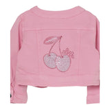 Liu Jo Giubbino In Denim Tinta Unita con Brillantini per Neonata HA5069 ROSA LIU JO 