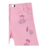 Liu Jo Pantalone Tinta Unita con Elastic In Vita E Brillantini per Neonata HA5070 ROSA LIU JO 