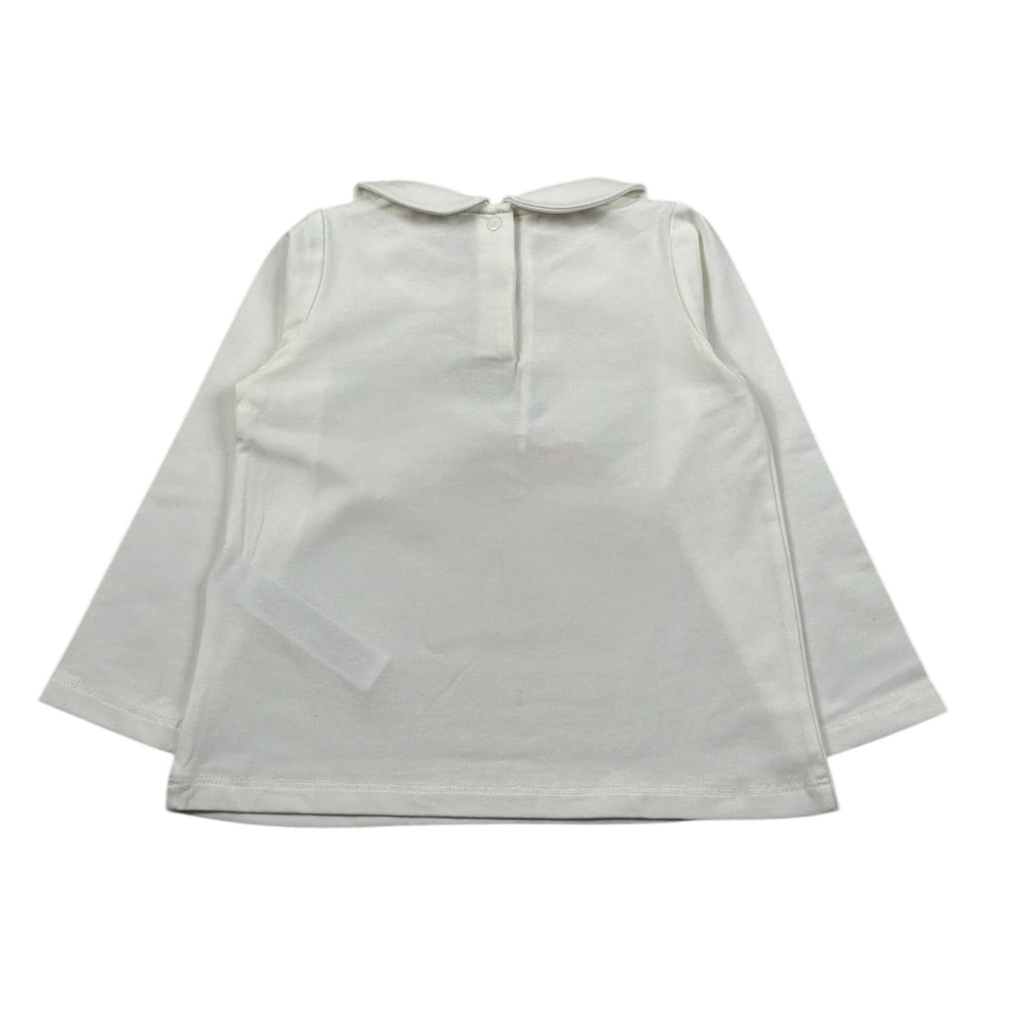Liu Jo Shirt tinta unita con Colletto Panna per Neonata HF5067 PANNA LIU JO 
