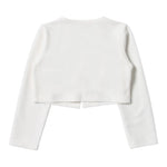 Liu Jo Cprispalle Tinta Unita con Logo per Bambina KA3005J BIANCO LIU JO 