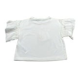 Liu Jo T-Shirt Girocollo tinta unita con Stampe Panna per Bambina KA3115 PANNA LIU JO 